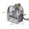 Transparent Backpack - Waterproof, Lightweight Clear Bag for Events, Travel & Security Checks