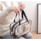 Clear Makeup Bag - Waterproof, Transparent Travel Organizer for Cosmetics & Toiletries