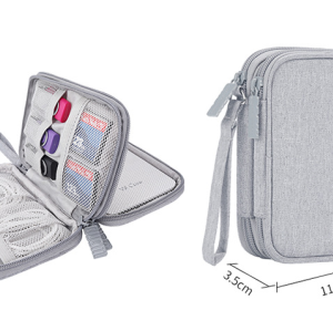 Cable Organizer Bag - Compact, Durable, & Portable Data Cable Storage Solution