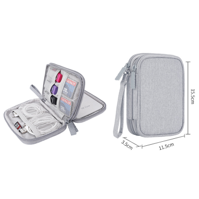 Cable Organizer Bag - Compact, Durable, & Portable Data Cable Storage Solution