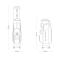 4-Wheel Push Golf Bag - Retractable Handle, Durable & Smooth Rolling for Courses and Travel