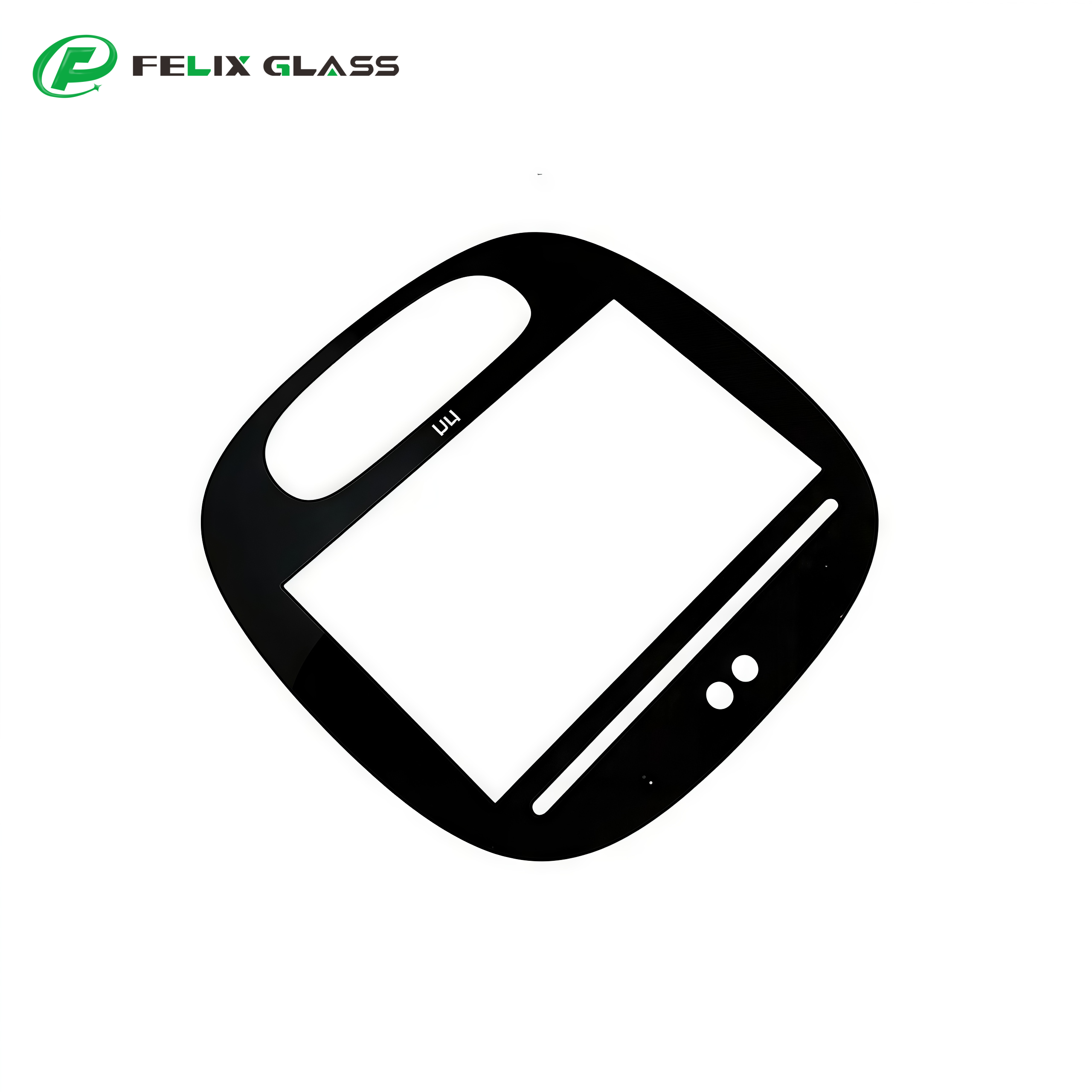 Customized medical device display touch glass