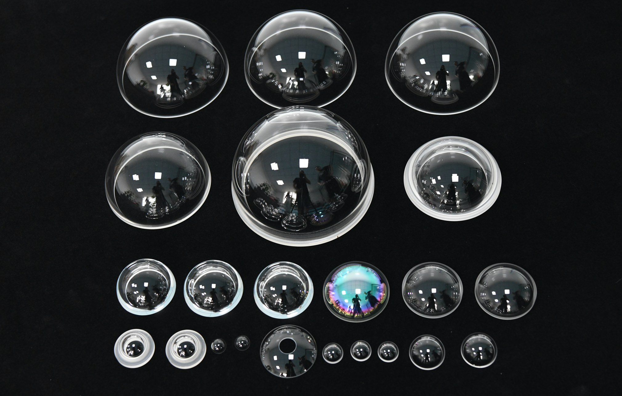 custom sapphire and optical glass dome for LiDAR thermal imaging and sensing systems
