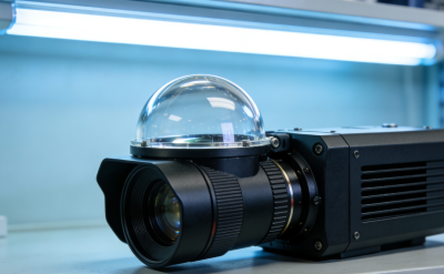 Factory OEM Custom Hemispherical & Slanted Edge BK7/K9 Optical Glass Dome Lens | Clear Lens | For Sensor & Camera Protection