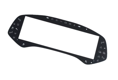 Custom Auto Display Glass AR/AF Coated Vehicle Glass Car DVR Tempered Glass Panel