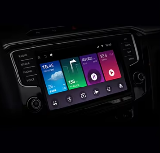 Automotive infotainment display cover glass from the Felix Glass site