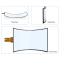 Custom Curved Tempered Glass Capacitive Touch Screen | 31.5/43/49 Inch | R1500/R2000 | C/J Type | Industrial Gaming Display