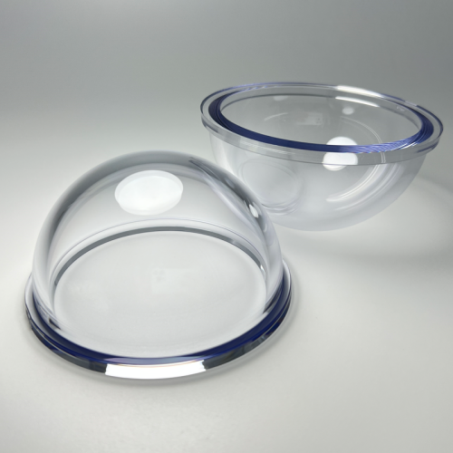Optical Glass Custom Flanged Hemispherical Camera Glass Dome