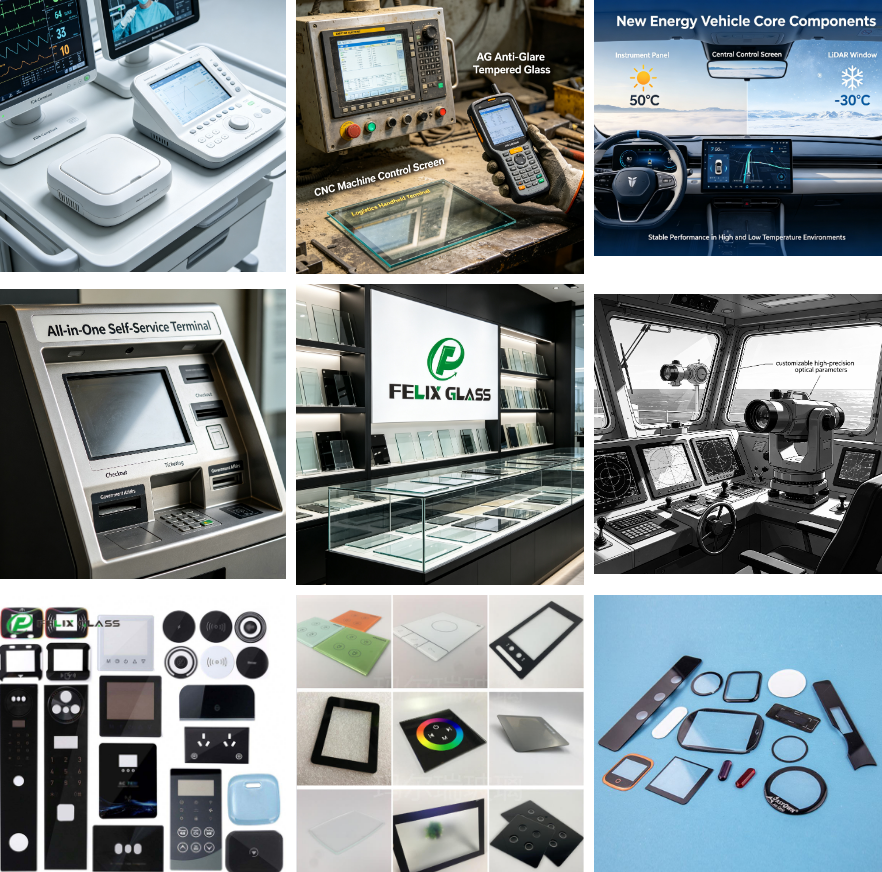 What industries use your optical components?