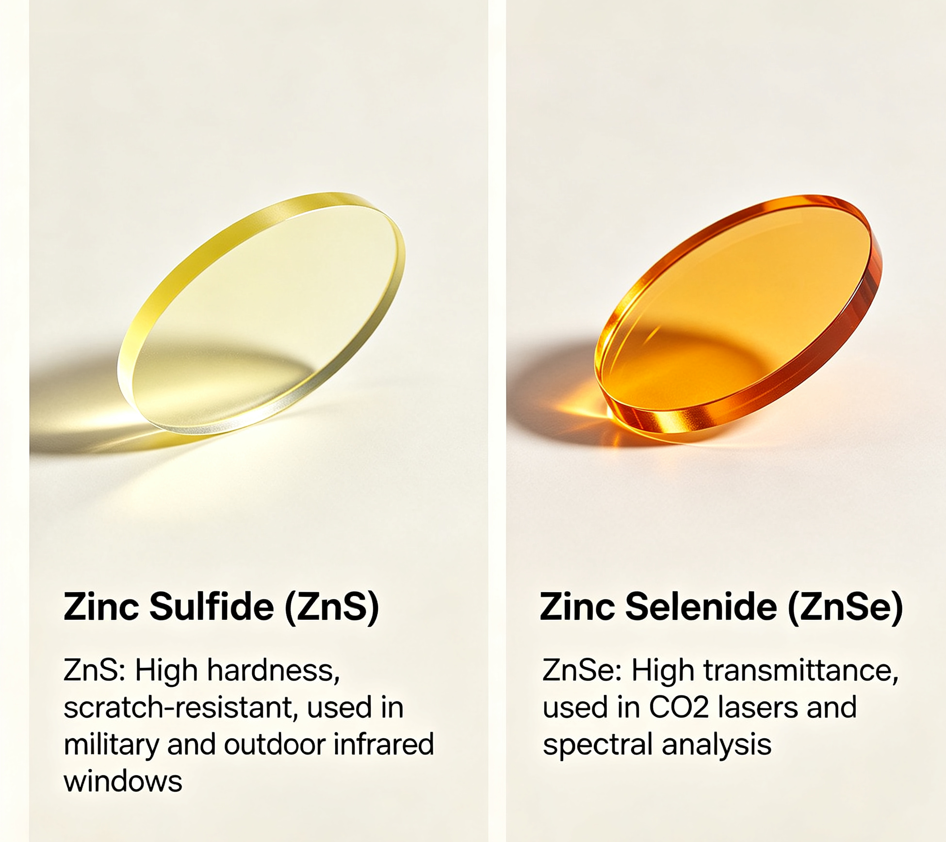 ZnS vs ZnSe Complete Infrared Optical Material Selection Guide