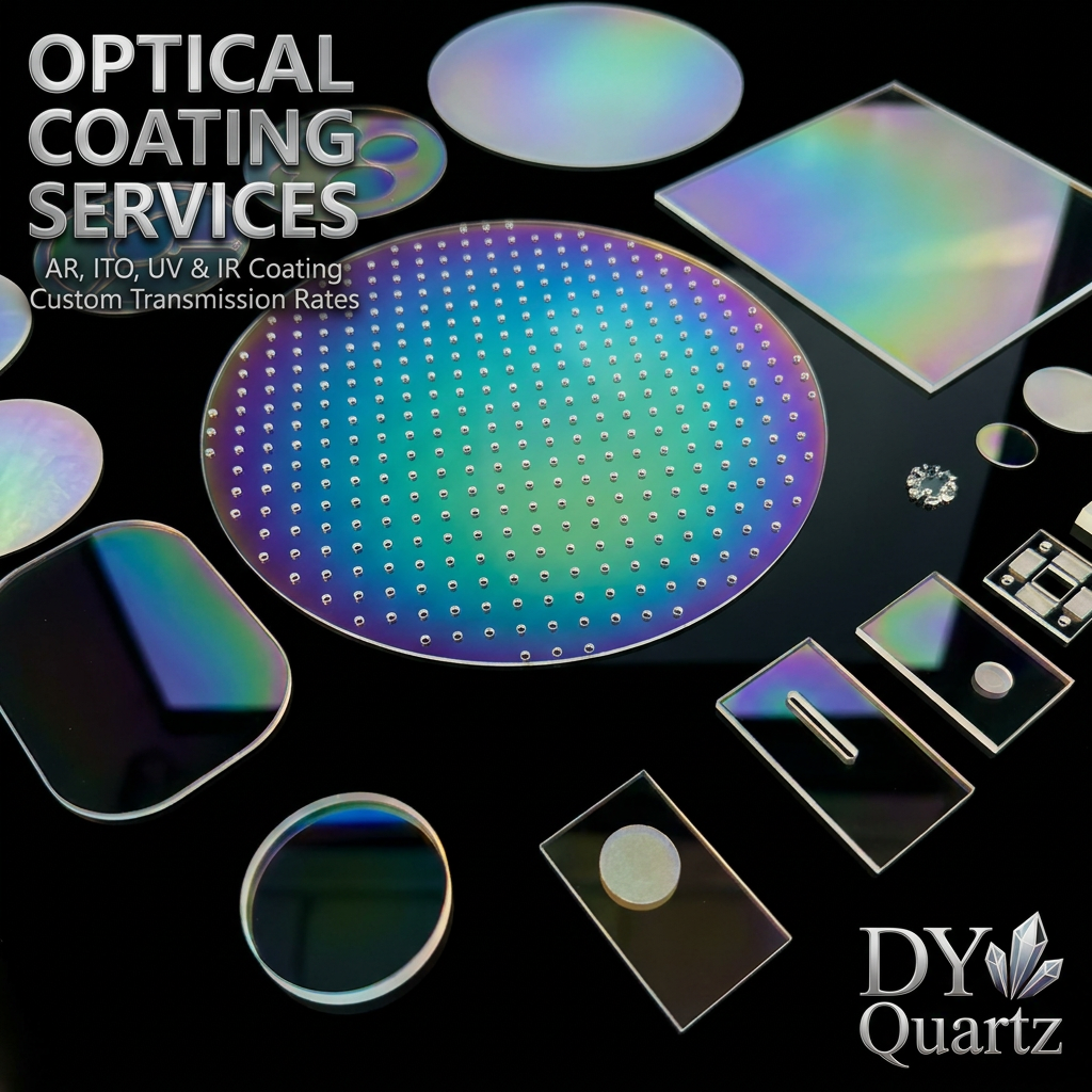 Custom sized JGS1 JGS2 JGS3 quartz glass plates with excellent spectral transmittance performance
