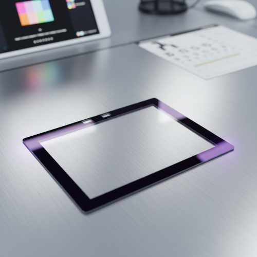 Custom industrial display cover glass AG AR AF Silk Print Touch Screen Cover Lens