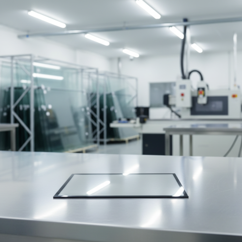 Custom industrial display cover glass AG AR AF Silk Print Touch Screen Cover Lens
