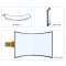 Custom R1500 R2000 Curved Cover Glass industrial display cover | C/J Edge Tempered Touch Glass