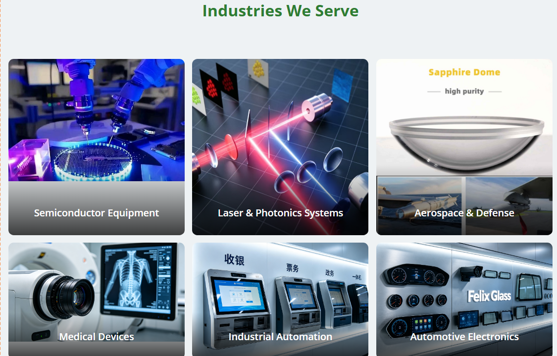 Felix Glass Group - Professional Precision Optical Components Manufacturer Factory