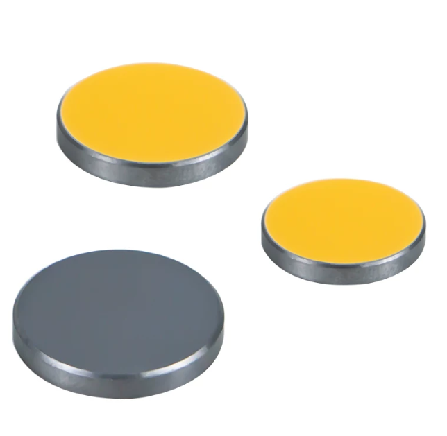 ZnSe CO2 lens with protective metal ring assortment