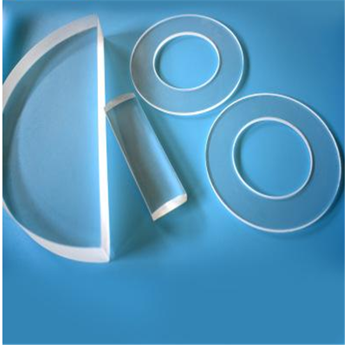 Custom sapphire optical window with anti-reflection coating applied for enhanced IR transmission in thermal monitoring and furnace sensing equipment