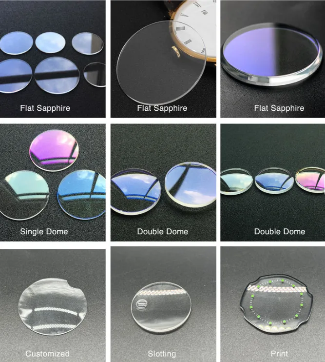 Custom sapphire machining and flatness control for orientation-sensitive optical parts