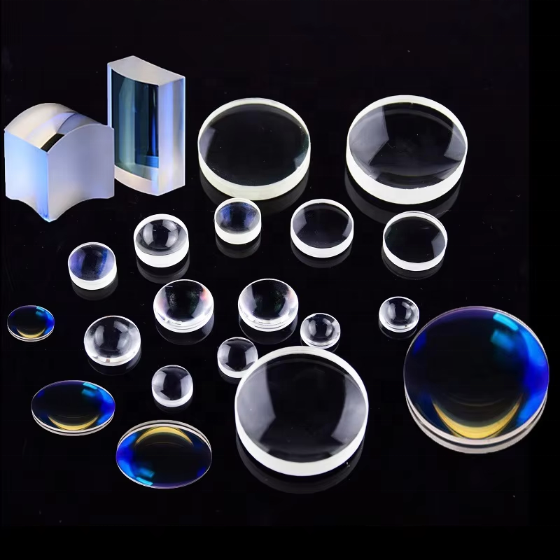 Mixed series sapphire optical lenses, half ball, spherical ball, plano-convex custom sapphire lens samples for OEM fiber optic equipment