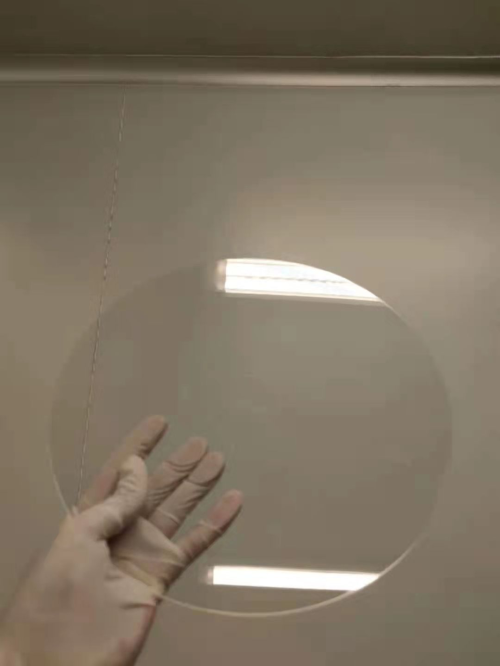 Large‑Diameter Single Crystal Sapphire Wafer Substrate (In‑House Crystal Grown)