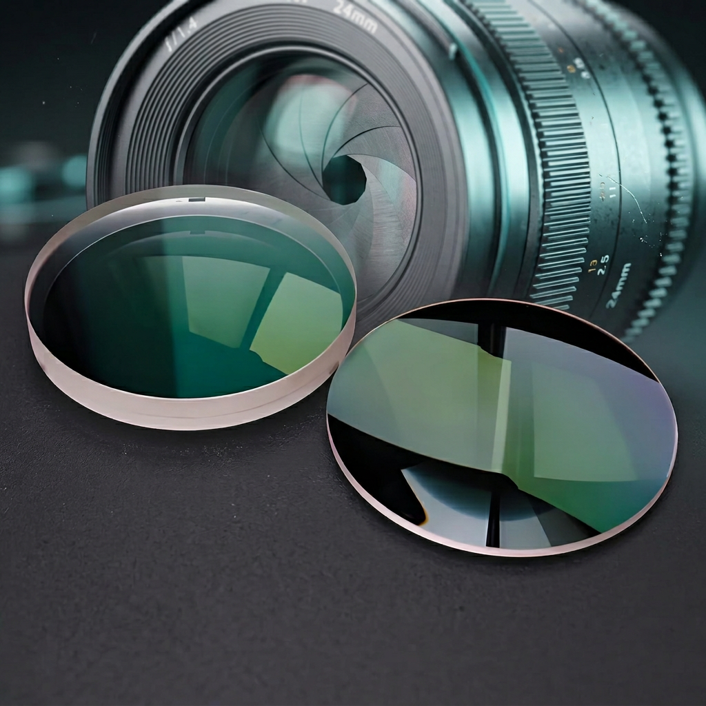 High-Purity Fused Silica UV Optics for Laboratory Ultraviolet Spectrum Testing - Anti-Reflection Coated Sample