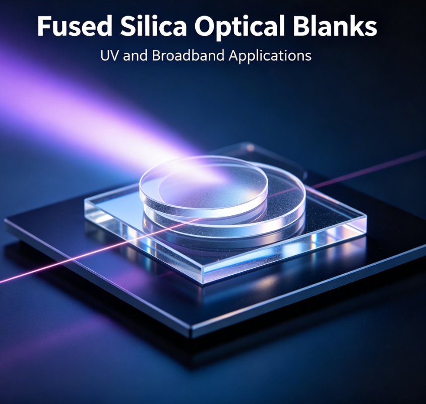 Fused Silica Optical Blanks for UV and Broadband Applications