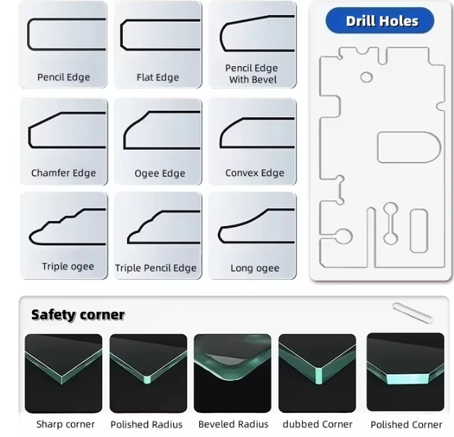Felix Glass custom display cover glass processing reference