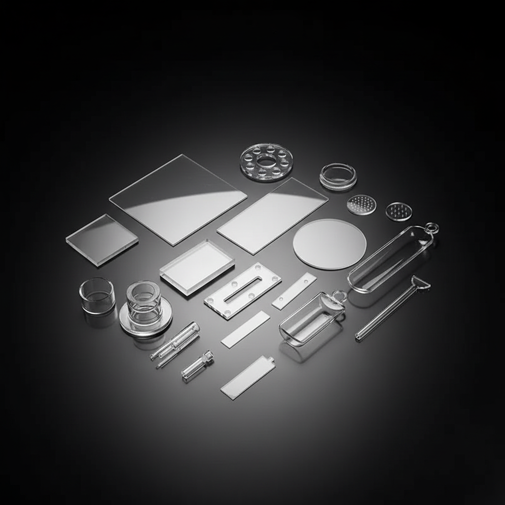 Custom shaped sapphire touch glass for hospital diagnostic instrument
