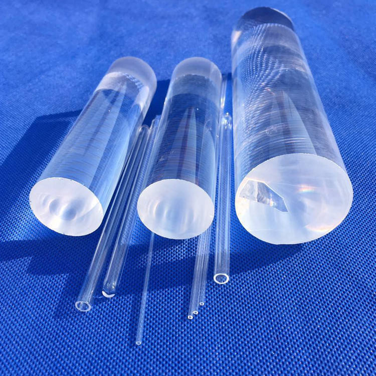 High temperature resistant quartz glass rod
