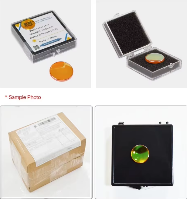 ZnSe optical lens clean packaging