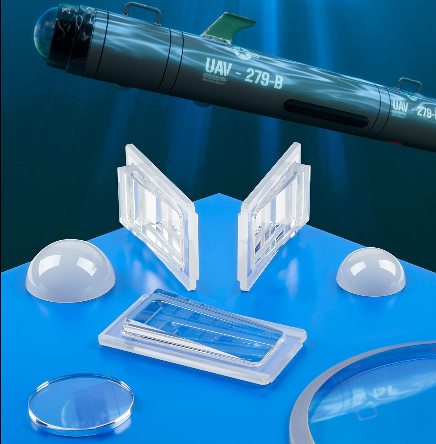 Sapphire optical viewport for subsea camera systems