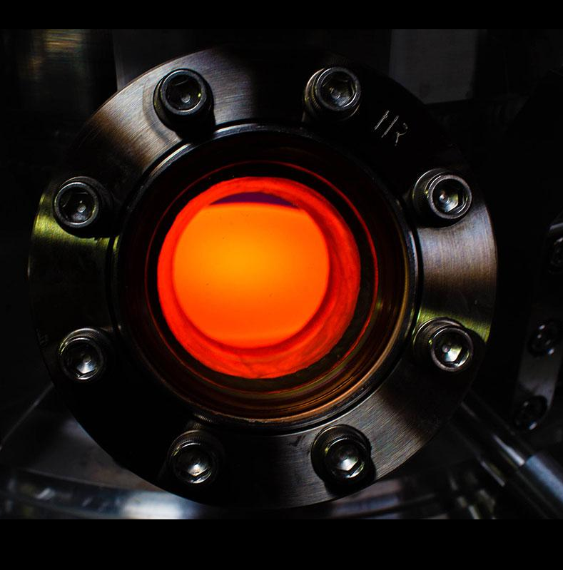 High Temperature Furnace Sapphire Viewport for kiln continuous monitoring