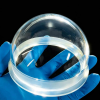 Custom JGS2 fused silica quartz domes. UV optimized transmission for sensor & aerospace.