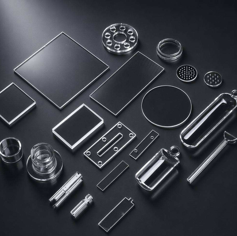 CNC Machined Irregular Optical Glass