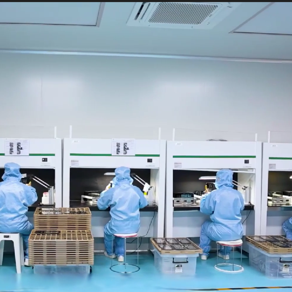 Spectrometer and haze meter optical inspection for industrial HMI coated glass panels