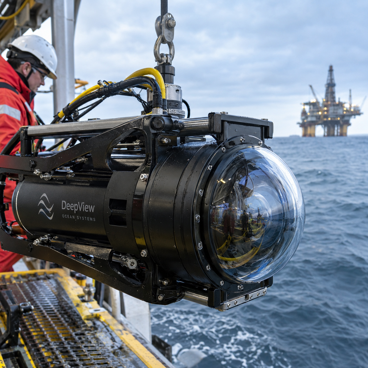 Custom underwater optical dome for subsea camera and ROV systems