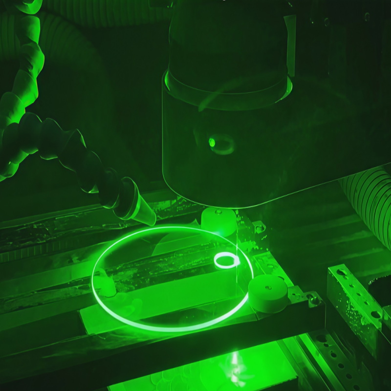 Optical window CNC and profile processing