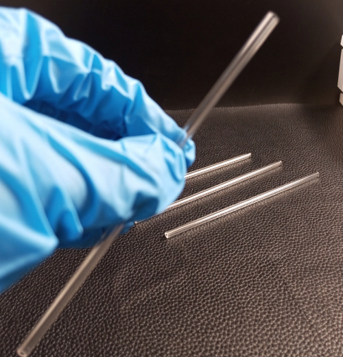 Single Crystal Sapphire Capillary Tube OD5mm ID4mm L200mm | High Purity Monocrystalline Sapphire Bore Tube