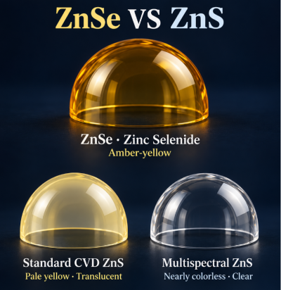 Custom ZnSe ZnS Germanium Infrared Optical Dome | OEM IR Dome