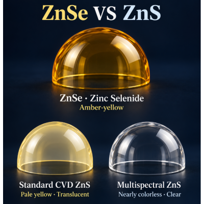 Custom ZnSe ZnS Germanium Infrared Optical Dome | OEM IR Dome