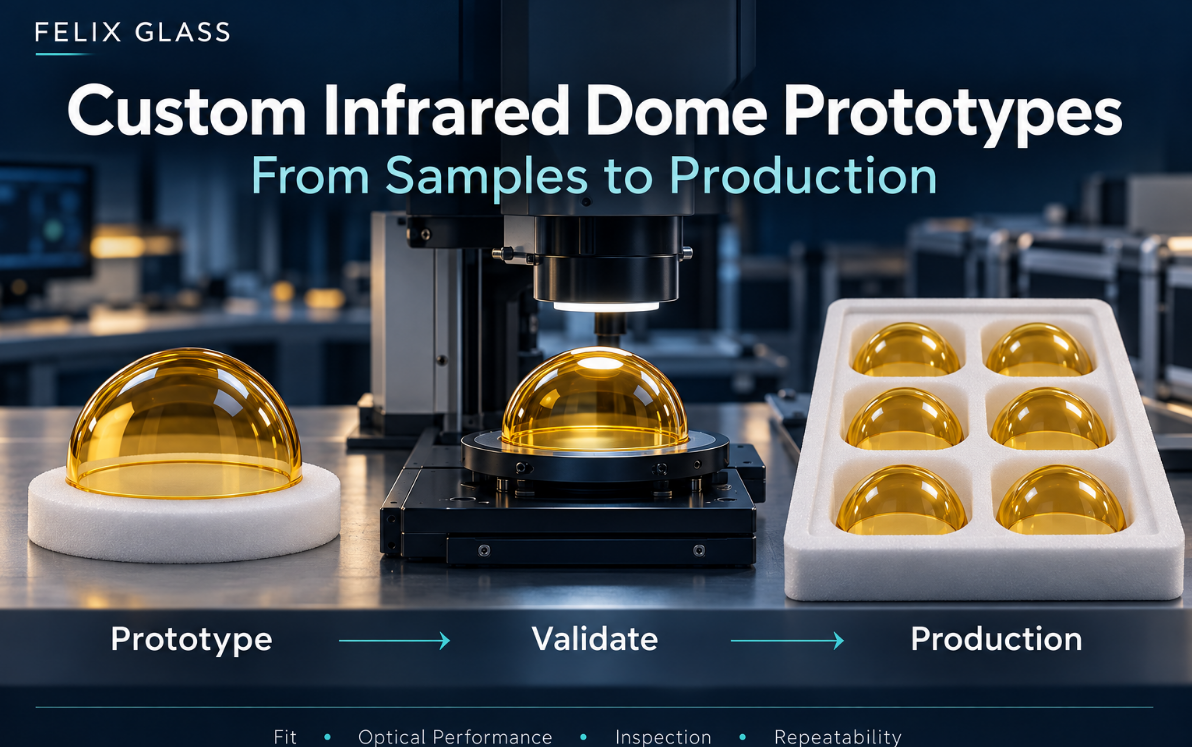 Custom Infrared Dome Prototypes: From Sample Validation to Mass Production