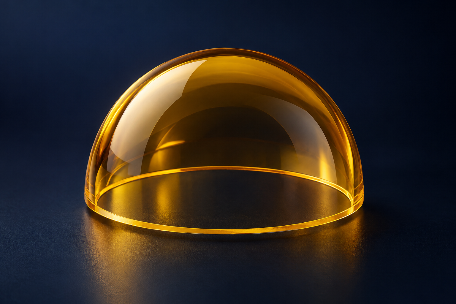 Custom CVD ZnS infrared optical dome Felix Glass
