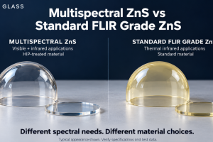 Multispectral ZnS vs Standard FLIR Grade ZnS