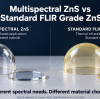 Multispectral ZnS vs Standard FLIR Grade ZnS