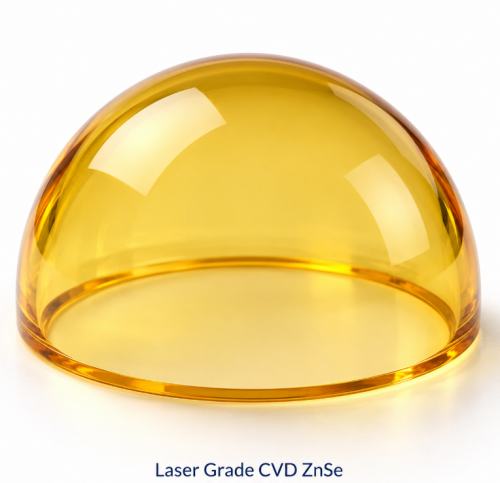 Laser Grade CVD ZnSe Dome & Window | High Purity IR Optics