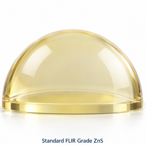 Standard FLIR Grade ZnS Dome & Window | LWIR Thermal Imaging Optics
