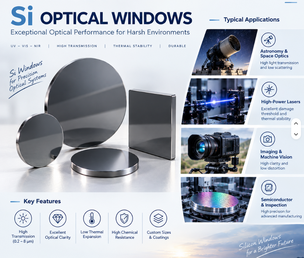 Silicon Optical Window Felix Glass