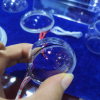Custom ITO Conductive Glass Dome for heating, sensing and optical integration
