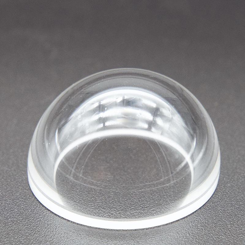 Extended-hemisphere optical glass dome for a wide-angle camera