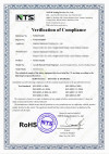 Acrylic product certificate